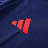 2025 Flamengo Sapphire Blue Hoody Zipper Jacket Tracksuit