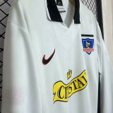 1997/98 Colo-Colo Home White Long Sleeve Retro Soccer Jersey