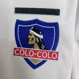 1997/98 Colo-Colo Home White Long Sleeve Retro Soccer Jersey