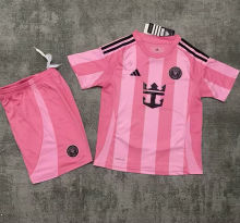 2025/26 Inter Miami Home Pink Kids Soccer Jersey