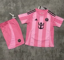 2025/26 Inter Miami Home Pink Kids Soccer Jersey