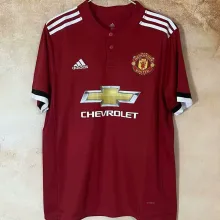 2017/18 M Utd Home Red Retro Soccer Jersey