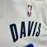 2025 Mavericks DAVIS #3 White NBA Jersey