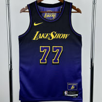 2025 Lakers DONCIC #77 City Edition NBA Jersey