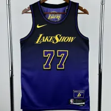 2025 Lakers DONCIC #77 City Edition NBA Jersey