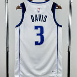 2025 Mavericks DAVIS #3 White NBA Jersey