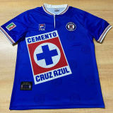 1998/99 Cruz Azul Home Blue Retro Soccer Jersey