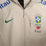 2025 Brazil Off White Windbreaker