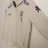 2025 Brazil Off White Windbreaker