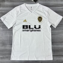 2018/19 Valencia Home White Retro Soccer Jersey