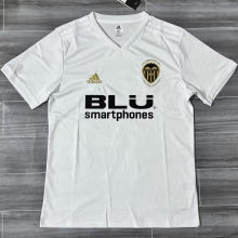 2018/19 Valencia Home White Retro Soccer Jersey