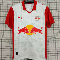 2025/26 RB SALZBURG Bull Red Home White Fans Jersey 萨尔茨堡红牛