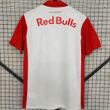 2025/26 RB SALZBURG Bull Red Home White Fans Jersey 萨尔茨堡红牛