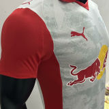 2025/26 RB SALZBURG Bull Red Home White Fans Jersey 萨尔茨堡红牛