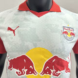 2025/26 RB SALZBURG Bull Red Home White Fans Jersey 萨尔茨堡红牛