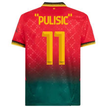 ”PULISIC“ #11 AC Milan x Off White 4Th Fans Soccer Jersey 2024/25 ★★