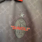 ”RAFA LEãO“ #10 AC Milan x Off White 4Th Fans Soccer Jersey 2024/25 ★★