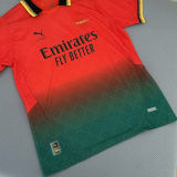 ”PULISIC“ #11 AC Milan x Off White 4Th Fans Soccer Jersey 2024/25 ★★