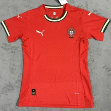 2025/26 Portugal Home Red Women Soccer Jersey 女