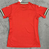 2025/26 Portugal Home Red Women Soccer Jersey 女