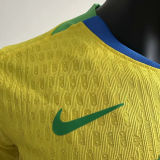 2025/26 Brazil Home Yellow Player Version Jersey