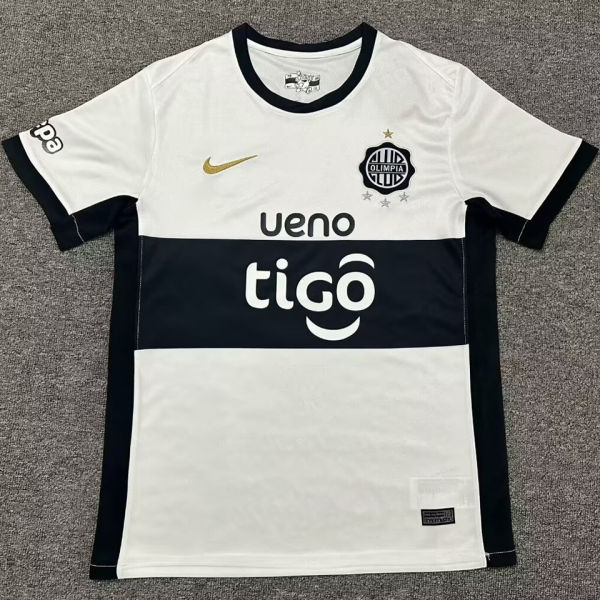 2025/26 Club Olimpia Home White Fans Soccer Jersey