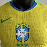 2025/26 Brazil Home Yellow Player Version Jersey