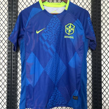 2025/26 Brazil Away Blue Fans Jersey