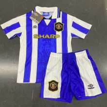 1995/96 M Utd Third Retro Kids Soccer Jersey