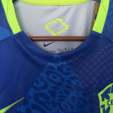 2025/26 Brazil Away Blue Fans Jersey