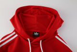 2025 AD~ Red Hoody Zipper Jacket Windbreaker