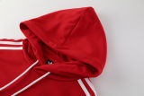 2025 AD~ Red Hoody Zipper Jacket Windbreaker