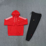 2025 AD~ Red Hoody Zipper Jacket Windbreaker