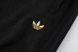 2025 AD~ Black Hoody Zipper Jacket Windbreaker