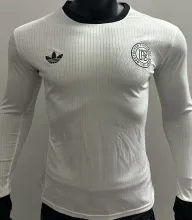 2025 Germany 125Th White Player Version Long Sleeve Soccer Jersey