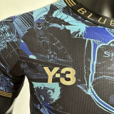 2025 Japan Y-3 Blue Player Version Jersey