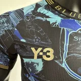 2025 Japan Y-3 Blue Player Version Jersey