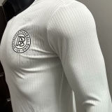 2025 Germany 125Th White Player Version Long Sleeve Soccer Jersey