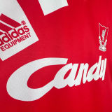 1991/92 LFC Home Red Retro Soccer Jersey