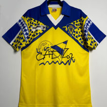 1991/92 Cadiz Home Retro Soccer Jersey 胸前带广告