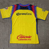 2018 Club America Home Yellow Retro Soccer Jersey