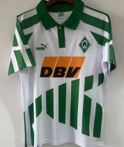 1994 Werder Bremen Home Green White Retro Jersey