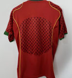 2004 Portugal Home Retro Soccer Jersey