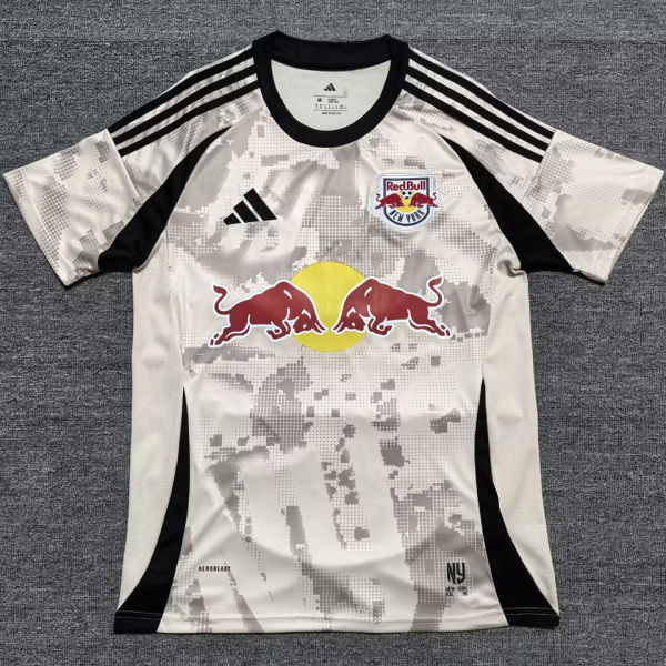 2025/26 New York Red Bull Away Fans Soccer Jersey 纽约红牛