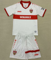 2024/25 VFB Stuttgart Home White Kids Soccer Jersey