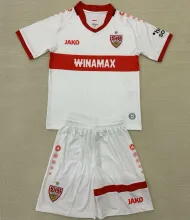 2024/25 VFB Stuttgart Home White Kids Soccer Jersey