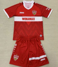 2024/25 VFB Stuttgart Away Red Kids Soccer Jersey