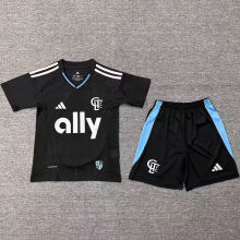 2025/26 Charlotte Away Black Kids Soccer Jersey 夏洛特