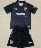 2024/25 VFB Stuttgart Third Black Kids Soccer Jersey