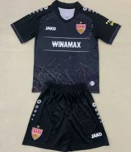 2024/25 VFB Stuttgart Third Black Kids Soccer Jersey